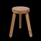 Mid-Century French Modern Wooden Tripod Stool by Le Corbusier, 1950s 15