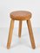 Mid-Century French Modern Wooden Tripod Stool by Le Corbusier, 1950s 7