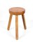 Mid-Century French Modern Wooden Tripod Stool by Le Corbusier, 1950s 5
