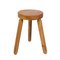 Mid-Century French Modern Wooden Tripod Stool by Le Corbusier, 1950s 14