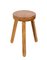 Mid-Century French Modern Wooden Tripod Stool by Le Corbusier, 1950s 16