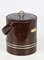 Mid-Century Italian Faux Briar Plastic Ice Bucket with Top, 1970s, Image 2