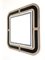 Mid-Century Italian Square Mirror with Double Frame, 1980s 2