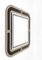 Mid-Century Italian Square Mirror with Double Frame, 1980s, Image 3