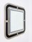 Mid-Century Italian Square Mirror with Double Frame, 1980s 6