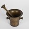 19th Century Grand Tour Antique Handmade Bronze Mortar with Pestle 4