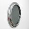 Mid-Century Italian Round Polished Chromed and Smoked Mirror, 1960s, Image 2