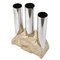 Mid-Century Italian Travertine and Chrome Umbrella Stands by Fratelli Manelli, 1970s, Image 2