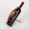 Italienischer Mid-Century Weinausgießer aus vergoldetem Messing & rotem Kunststoff, 1960er 4