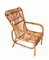 Mid-Century French Riviera Rattan and Bamboo Armchair, Italy, 1960s 3