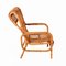 Mid-Century French Riviera Rattan and Bamboo Armchair, Italy, 1960s, Image 5