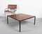 Mid-Century Italian Square Wood and Iron Coffee Table, 1960s, Image 13