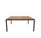 Mid-Century Italian Square Wood and Iron Coffee Table, 1960s, Image 5
