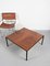 Mid-Century Italian Square Wood and Iron Coffee Table, 1960s 11