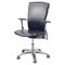 Chaise de Bureau Life en Aluminium et Cuir Bleu par Formway Design pour Knoll 1