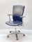 Chaise de Bureau Life en Aluminium et Cuir Bleu par Formway Design pour Knoll 4