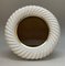 Mid-Century Italian White Ceramic and Brass Picture Frame by Tommaso Barbi, 1970s 4