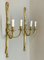 19th Century Louis XVI Style Knot and Tassel Candle Wall Lights, Set of 2 7