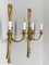 Louis XVI Kerzenlampen mit Knoten und Quasten, 19. Jh., 2er Set 8