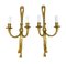 19th Century Louis XVI Style Knot and Tassel Candle Wall Lights, Set of 2 2
