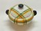 Italian Futurist Airbrushed Ceramic Soup Bowl by Angelo Simonetto, 1930s 12