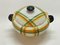 Italian Futurist Airbrushed Ceramic Soup Bowl by Angelo Simonetto, 1930s 9