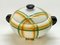 Italian Futurist Airbrushed Ceramic Soup Bowl by Angelo Simonetto, 1930s 7