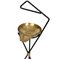 Mid-Century Italian Modern Gilded Brass and Black Iron Ashtray, 1950s, Image 15