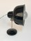 Italian Industrial Black Enameled Metal Adjustable Desk Lamp, 1940s, Image 10