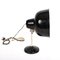 Italian Industrial Black Enameled Metal Adjustable Desk Lamp, 1940s 7