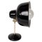 Italian Industrial Black Enameled Metal Adjustable Desk Lamp, 1940s, Image 1