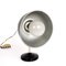 Italian Industrial Black Enameled Metal Adjustable Desk Lamp, 1940s, Image 13