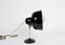 Italian Industrial Black Enameled Metal Adjustable Desk Lamp, 1940s 9