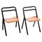 Mid-Century Italian Folding Chairs by Giorgio Cattelan for Cidue, Italy, 1970s, Set of 2 1