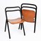 Mid-Century Italian Folding Chairs by Giorgio Cattelan for Cidue, Italy, 1970s, Set of 2 3