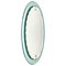 Specchio ovale Mid-Century intagliato di Cristal Arte, Italia, anni '60, Immagine 1