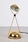 Mid-Century Italian Gold-Plated Metal Meridiana Table Lamp by Paolo Francesco Piva for Stefano Cevoli, 1980s 5