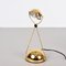 Lámpara de mesa Meridiana italiana Mid-Century de metal dorado de Paolo Francesco Piva para Stefano Cevoli, años 80, Imagen 4