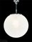 Mid-Century White and Crystal Murano Glass Reticello Light by Mario Botta for Venini, 1970s 9