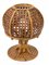 Mid-Century Italian Wicker & Rattan Table Lamp, 1960s, Image 12