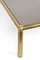 Mid-Century Italian Golden Brass and Smoked Glass Squared Coffee Table, 1980s 13