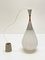 Französische Mid-Century Lampe aus Opalglas & Messing in Tropfenform von Rispal, 1950er 4