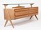 Mid-Century Italian Maple Wood Sideboard with Glass Shelf by Vittorio Dassi, 1950s 7
