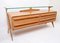 Mid-Century Italian Maple Wood Sideboard with Glass Shelf by Vittorio Dassi, 1950s 2