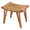 Mid-Century Italian Wood and Rope Stool by Giuseppe Pagano Pogatschnig, 1940s, Image 1