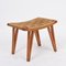 Sgabello Mid-Century in legno e corda di Giuseppe Pagano Pogatschnig, Italia, anni '40, Immagine 2