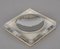 Mid-Century Italian Travertine Acrylic Glass Centerpiece Bowl by Tommaso Barbi, Italy, 1970s, Image 8