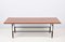 Italienischer Mid-Century Couchtisch aus Teak, emailliertem Eisen & Messing, 1960er 4