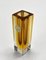 Mid-Century Italian Amber Yellow Sommerso Murano Glass Artistic Vase by Flavio Poli, 1970s 6