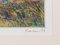 Gerhard Messemer, Weiden III, Color Etching on Paper, Framed 8